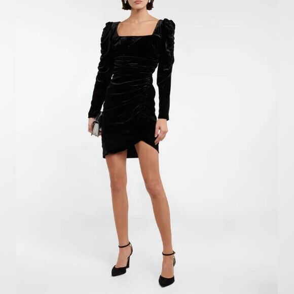VERONICA BEARD velvet minidress size 2 - Picture 1 of 10